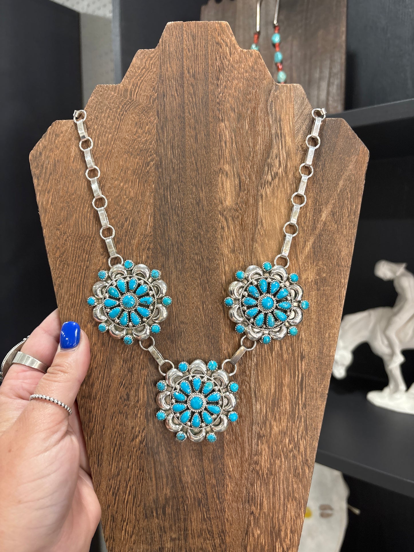 Navajo cluster necklace