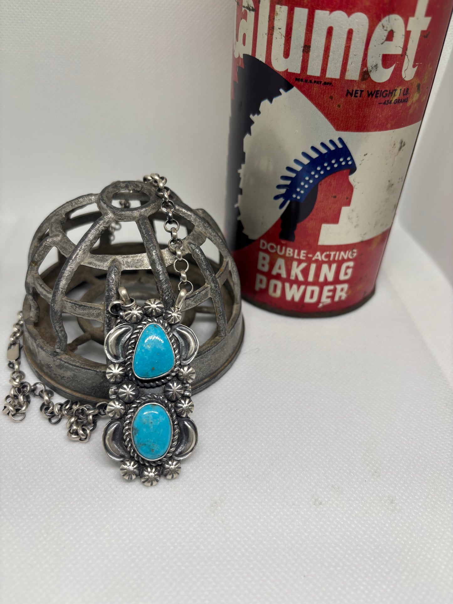 Navajo Two Stone Necklace